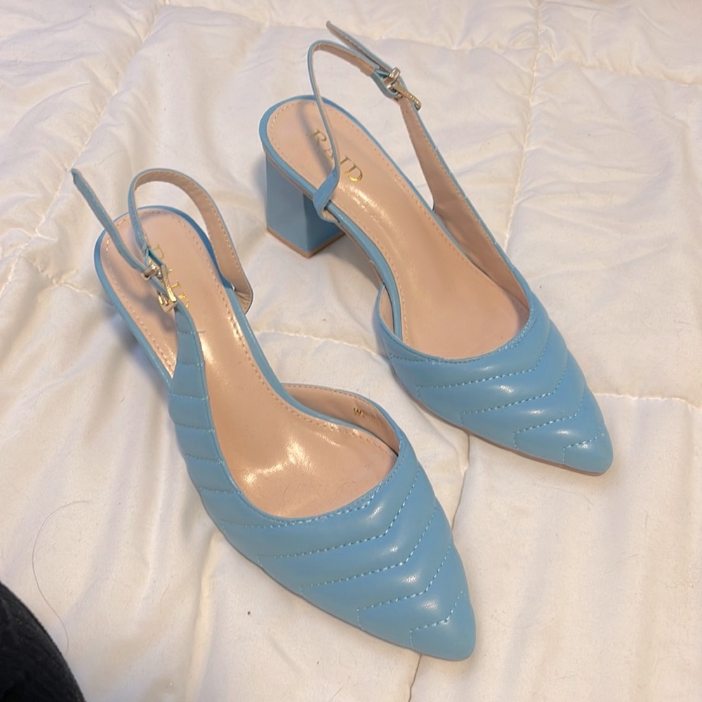 Blue heels